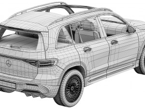 Mercedes-Benz EQB 2024 Modèle 3D