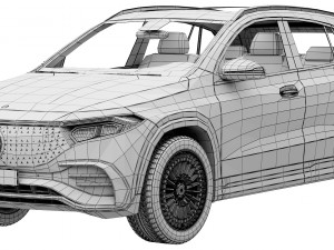 Mercedes-Benz EQA 2024 3D Model