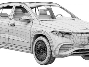 Mercedes-Benz EQA 2024 3D Model