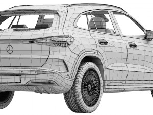 Mercedes-Benz EQA 2024 3D Model