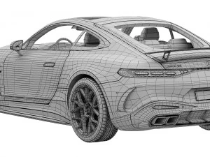 Mercedes-Benz AMG GT Coupe 2024 3D Model