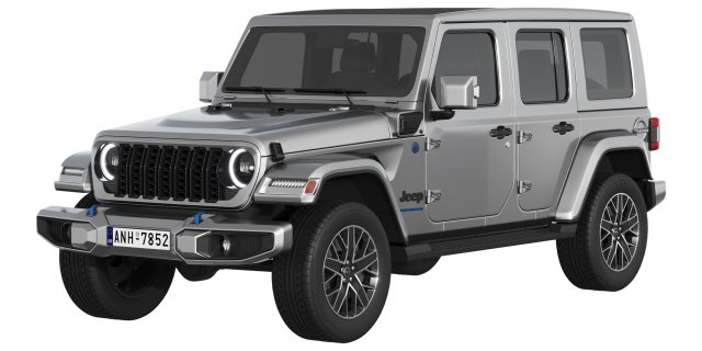 Jeep Wrangler 4xe 2024 Model 3D .c4d .max .obj .3ds .fbx .stl .blend 