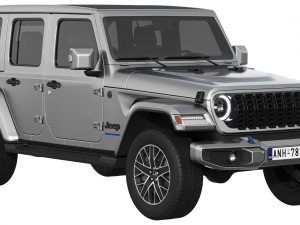 Jeep Wrangler 4xe 2024 Model 3D