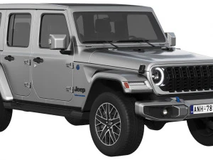 Jeep Wrangler 4xe 2024 3D Model