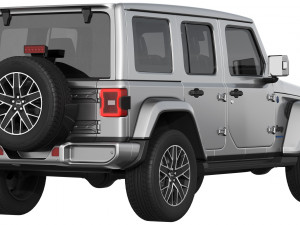 Jeep Wrangler 4xe 2024 Model 3D