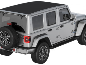 Jeep Wrangler 4xe 2024 Model 3D