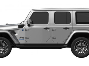 Jeep Wrangler 4xe 2024 Model 3D