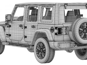 Jeep Wrangler 4xe 2024 Model 3D