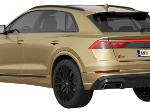 Audi Q8 2024 3Dモデル