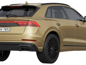 Audi Q8 2024 3Dモデル