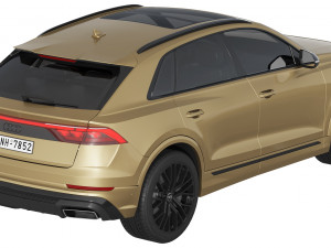 Audi Q8 2024 3Dモデル