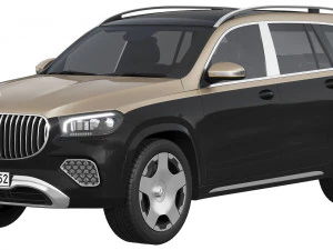 Mercedes-Benz GLS600 Maybach 2024 3D Model