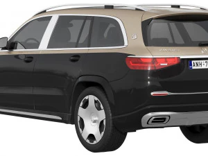 Mercedes-Benz GLS600 Maybach 2024 3D Model