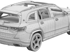 Mercedes-Benz GLS600 Maybach 2024 3D Model