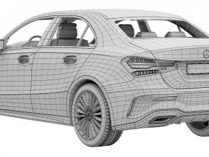 Mercedes-Benz A-Class Sedan AMG 2023 Modelo 3D