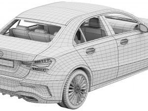 Mercedes-Benz A-Class Sedan AMG 2023 Modelo 3D
