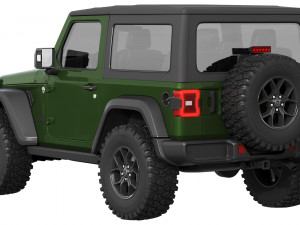 Jeep Wrangler Willys 2024 3D 模型