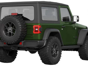Jeep Wrangler Willys 2024 3D Model
