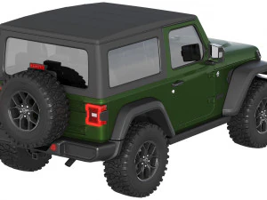 Jeep Wrangler Willys 2024 3D Model