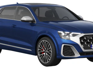 Audi SQ8 2024 3D Model