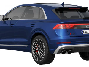Audi SQ8 2024 3D Model