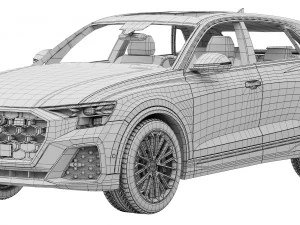 Audi SQ8 2024 3D Model