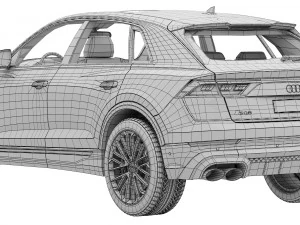 Audi SQ8 2024 3D Model