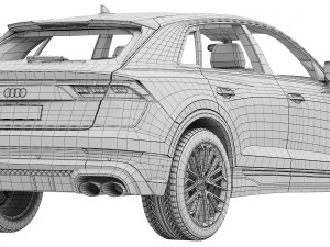 Audi SQ8 2024 Modelo 3D