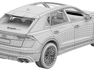 Audi SQ8 2024 3D Model