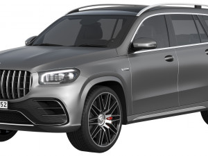 Mercedes-Benz GLS63 AMG 2024 3Dモデル