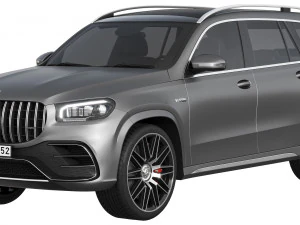 Mercedes-Benz GLS63 AMG 2024 3D Model