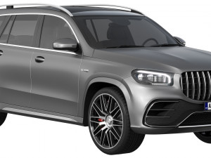 Mercedes-Benz GLS63 AMG 2024 3D मॉडल