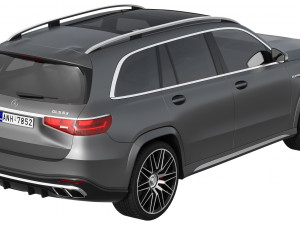 Mercedes-Benz GLS63 AMG 2024 3D मॉडल
