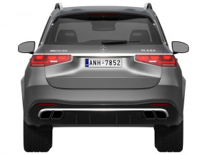Mercedes-Benz GLS63 AMG 2024 3D मॉडल