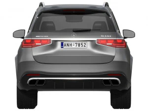 Mercedes-Benz GLS63 AMG 2024 3D Model