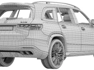 Mercedes-Benz GLS63 AMG 2024 3D Model