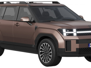 Hyundai Santa Fe 2024 3Dモデル