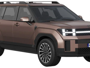 Hyundai Santa Fe 2024 3D Model