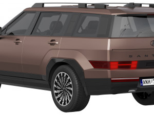 Hyundai Santa Fe 2024 3Dモデル