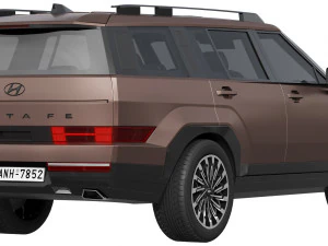 Hyundai Santa Fe 2024 3D Model