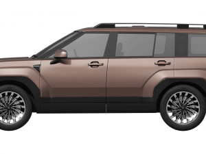 Hyundai Santa Fe 2024 3Dモデル