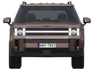 Hyundai Santa Fe 2024 3D Model