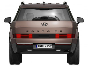 Hyundai Santa Fe 2024 3Dモデル