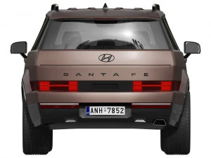 Hyundai Santa Fe 2024 3D Model