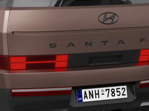 Hyundai Santa Fe 2024 3D Model