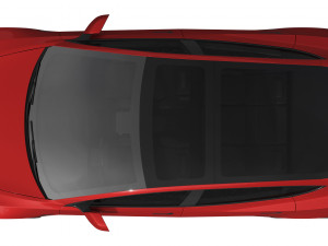 Tesla Model 3 2024 Modello 3D
