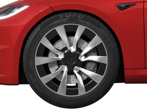 Tesla Model 3 2024 Modello 3D
