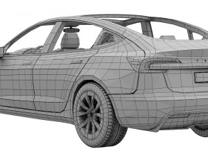 Tesla Model 3 2024 Modello 3D