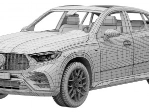 Mercedes-Benz GLC63 S AMG E Performance Coupe 2023 3Dモデル