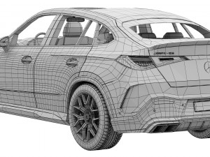 Mercedes-Benz GLC63 S AMG E Performance Coupe 2023 3Dモデル